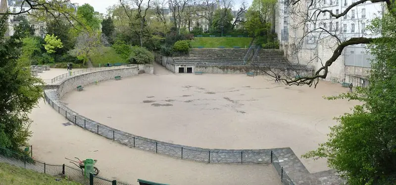 Arenas de Lutecia, anfiteatro romano en el Barrio Latino de París