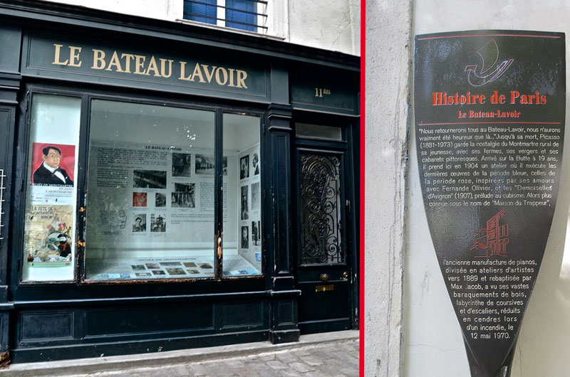 El Bateau-Lavoir, el taller de Picasso y otros artistas en Montmartre